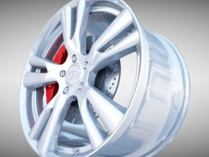 infiniti wheel Modelo 3D