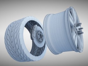 infiniti wheel Modelo 3D