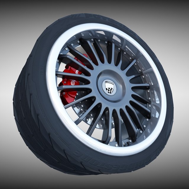 lumma racing whee Modello 3D .c4d .max .obj .3ds .fbx .stl .blend 