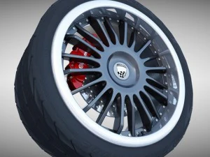 volante de corrida luma Modelo 3D