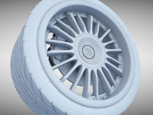 volante de corrida luma Modelo 3D