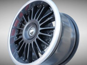 volante de corrida luma Modelo 3D