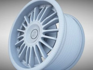 volante de corrida luma Modelo 3D