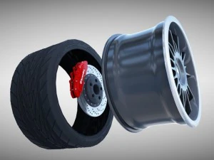 volante de corrida luma Modelo 3D