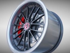 rm racing sports wheel 3D Model