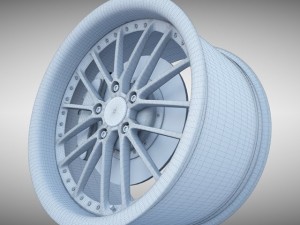 rm racing sports wheel 3D Model