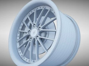 rm racing sports wheel 3D Model