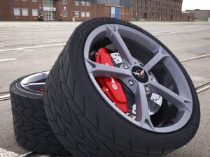 Corvette grand sport wheel Model 3D