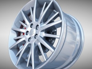 maserati quattroporte gt s wheel Modelo 3D