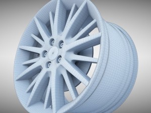 maserati quattroporte gt s wheel Modelo 3D