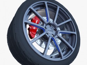 axis sport wheel 3D Model