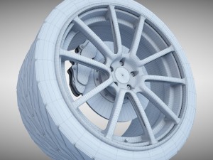 axis sport wheel 3D Model