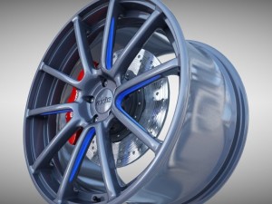 axis sport wheel 3D Model