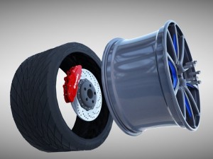 axis sport wheel 3D Model