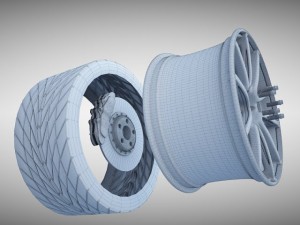 axis sport wheel 3D Model