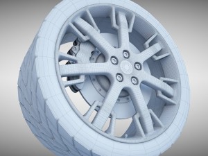 maserati granturismo s wheel Modelo 3D