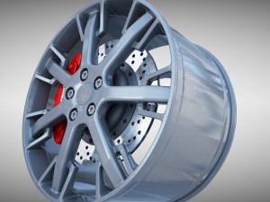 maserati granturismo s wheel Modelo 3D