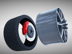 maserati granturismo s wheel Modelo 3D