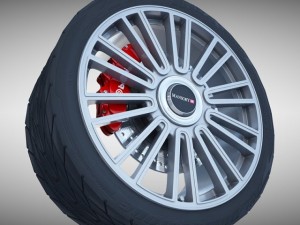 mansory wheel 3D Model