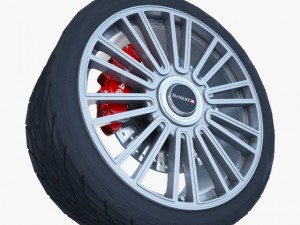 mansory wheel Modelo 3D