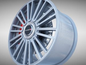 mansory wheel Modelo 3D