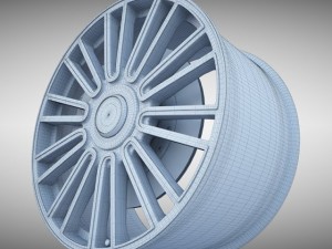 mansory wheel Modelo 3D