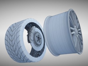 mansory wheel Modelo 3D