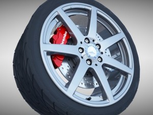 amg wheel 3D Model