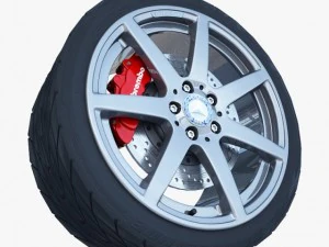 amg wheel 3D Model