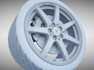 amg wheel 3D Модель
