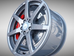 amg wheel 3D Модель