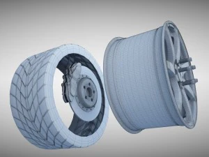 amg wheel 3D Model