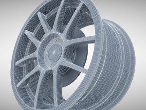 weds sport carbon wheel 3D Model