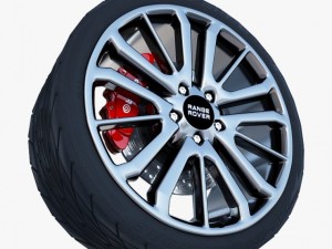 range rover sport wheel 3D मॉडल