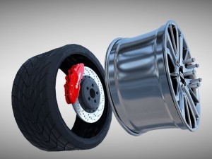 range rover sport wheel 3D मॉडल