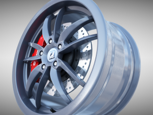 fsport wheel Model 3D