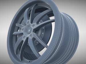 fsport wheel Model 3D