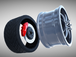 fsport wheel Model 3D