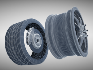 fsport wheel Model 3D