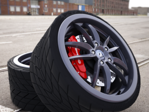 fsport wheel Model 3D