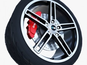 enkei razr wheel 3D Model