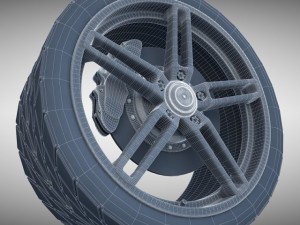 enkei razr wheel 3D Model