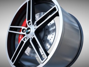 enkei razr wheel 3D Model