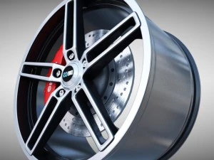 enkei razr wheel 3D Model