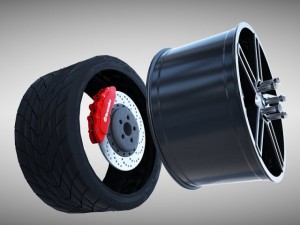 enkei razr wheel 3D Model