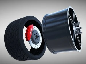 enkei razr wheel 3D Model