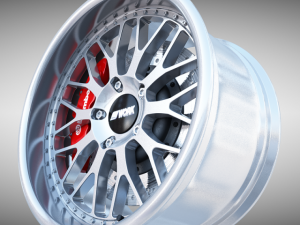 porsche wheel Modèle 3D
