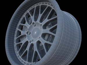 porsche wheel Modèle 3D