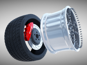 porsche wheel Modèle 3D