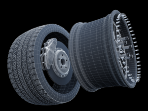 porsche wheel Modèle 3D